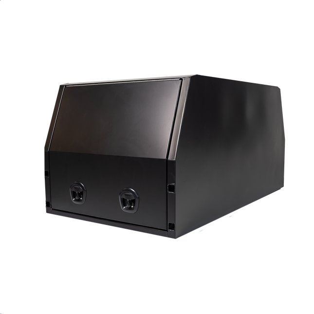 1000mm Aluminium Canopy - Matte Black