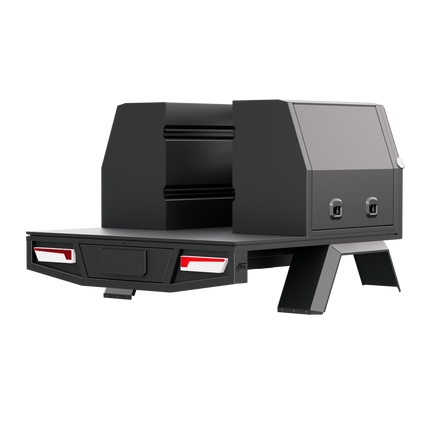 Aluminium Toolbox 1000mm - Matte Black