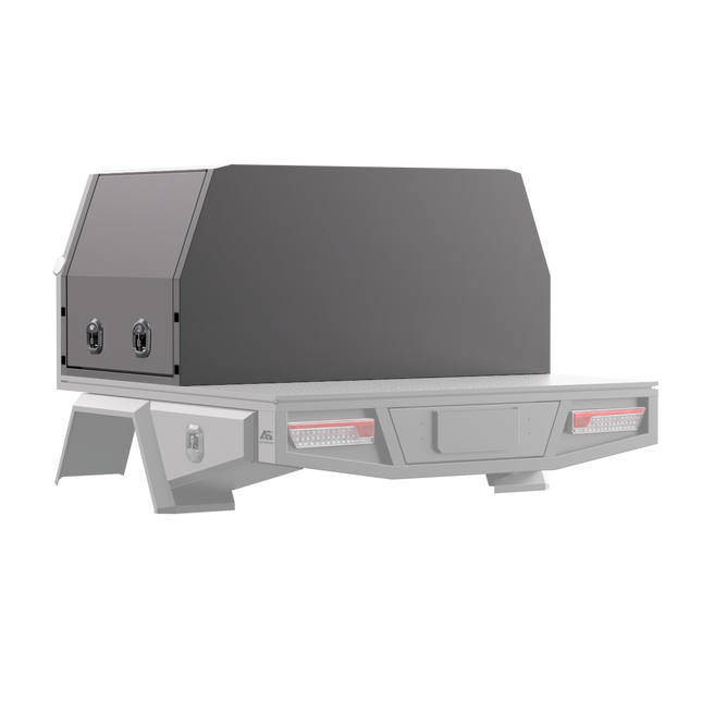 1000mm Aluminium Canopy - Matte Black