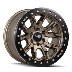 DIRTY LIFE 17x9 12N 5x127 CB71.6 Dual Tek DT1 Satin Gold Black Lip 1542KG