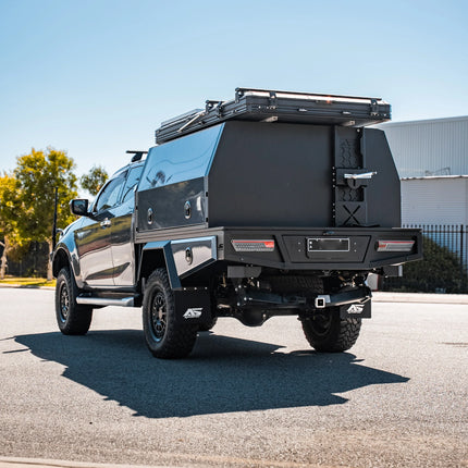 1400mm Aluminium Canopy - Matte Black