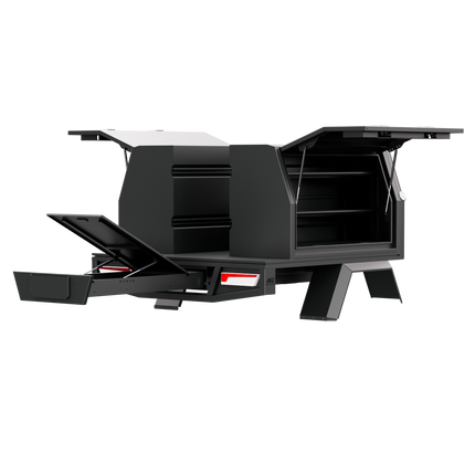 Aluminium Toolbox 1400mm - Matte Black