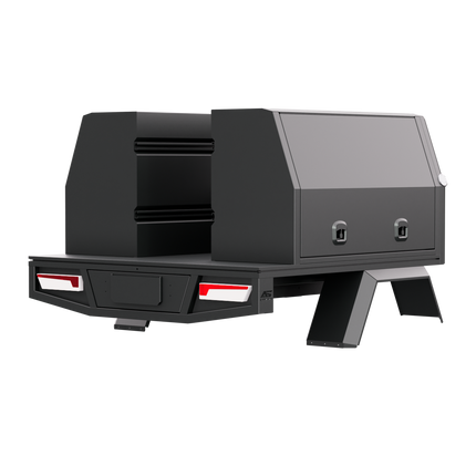 Aluminium Toolbox 1400mm - Matte Black