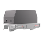 1400mm Aluminium Canopy - Matte Black