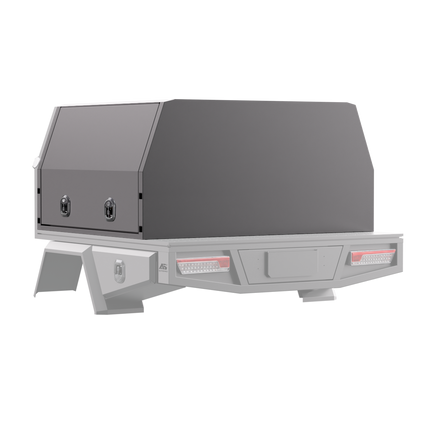 1400mm Aluminium Canopy - Matte Black