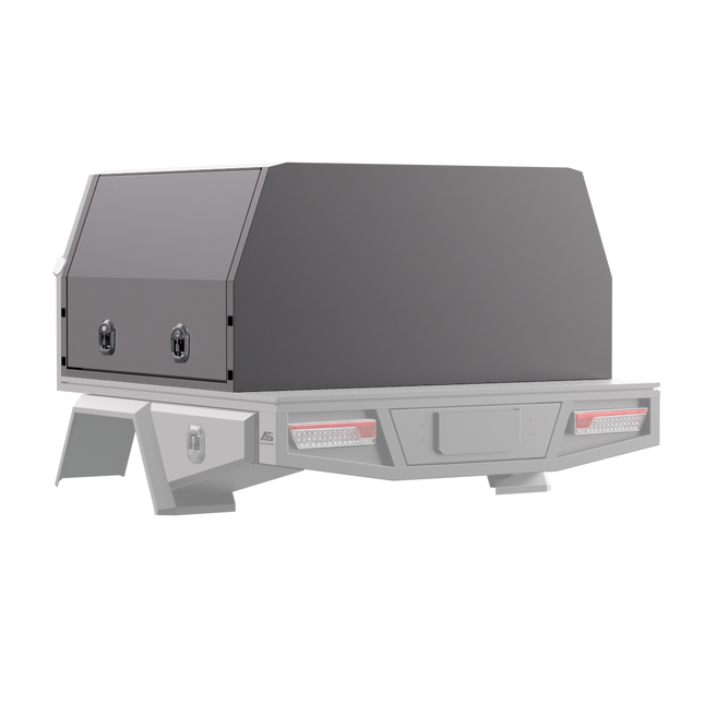 1400mm Aluminium Canopy - Matte Black