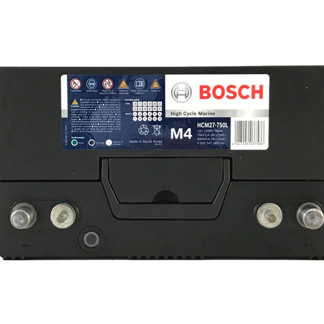 Bosch HCM27-750 12" High Cycle 90Ah 750CCA Marine/Hybrid Battery
