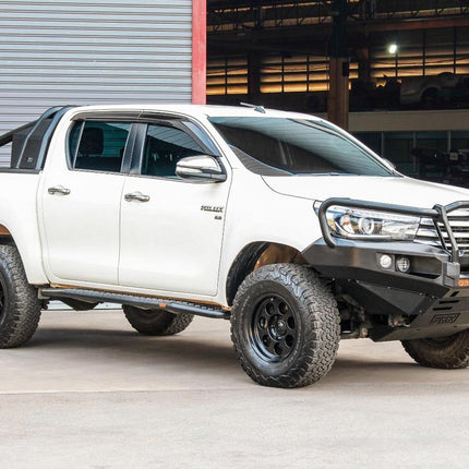 PIAK Elite Loop Bar (Black Recovery Points & Bash Plate) for Toyota Hilux (7/2015 to 5/2018)