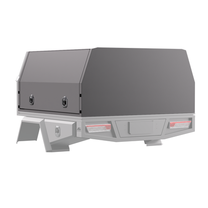 1700mm Aluminium Canopy - Matte Black