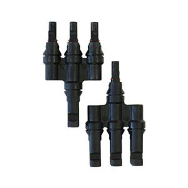 Renogy 3 to 1 Solar Branch Connectors MMMF+FFFM Pair, Multicolor