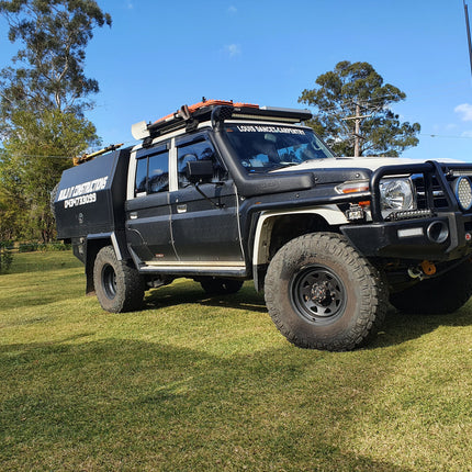 79 Series Landcruiser with Rhinohide Armor