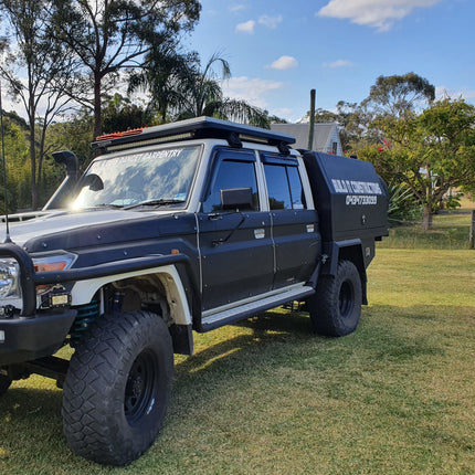 79 Series Landcruiser with Rhinohide Armor