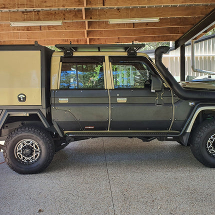 79 Series Landcruiser with Rhinohide Armor