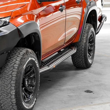 PIAK Side Step (Rockrunner, Black) for Mitsubishi Triton MR (11/2018 to 12/2023)