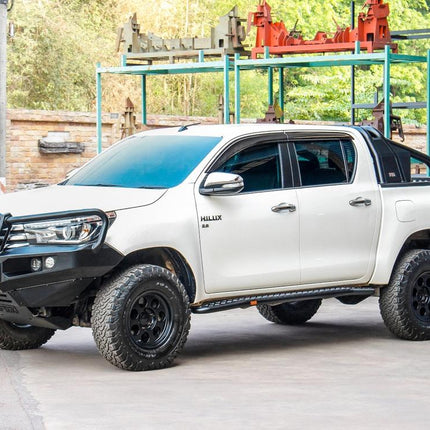 PIAK Elite Loop Bar (Black Recovery Points & Bash Plate) for Toyota Hilux (7/2015 to 5/2018)