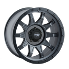 DIRTY LIFE 15x7 3P 5x139.7 CB110 ROADKILL Matte Gunmetal Black Lip