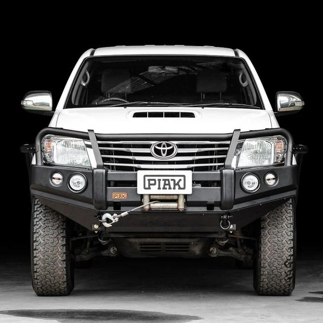 PIAK Premium Loop Bar (Black Recovery Points & Bash Plate) for Toyota Hilux (9/2011 to 6/2015)