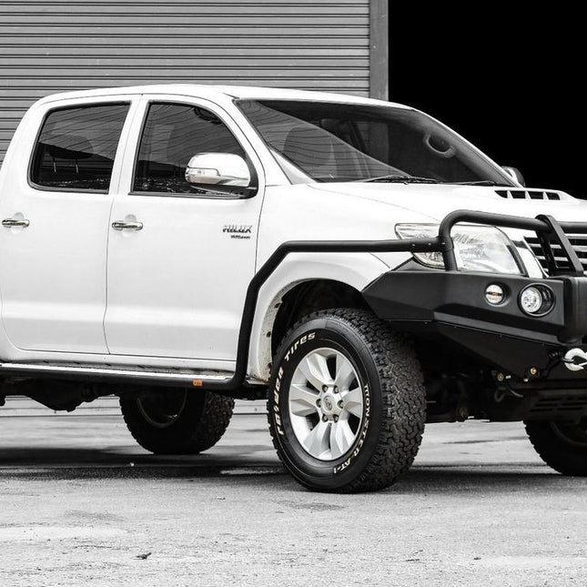 PIAK Premium Loop Bar (Black Recovery Points & Bash Plate) for Toyota Hilux (9/2011 to 6/2015)
