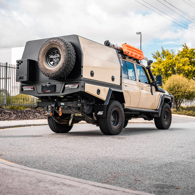 79 Series 1700mm Aluminium Canopy - Matte Black