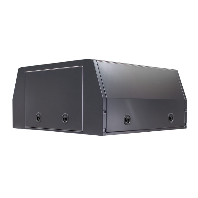 2400mm Lite 3 Door Canopy - Matte Black
