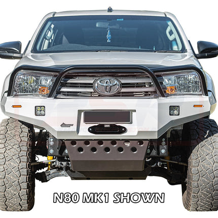 PSR Ambush Triple Hoop Bull Bar - Hilux N80 (2016-2020) Satin Black / Satin Black / Splash Guard (+$200)