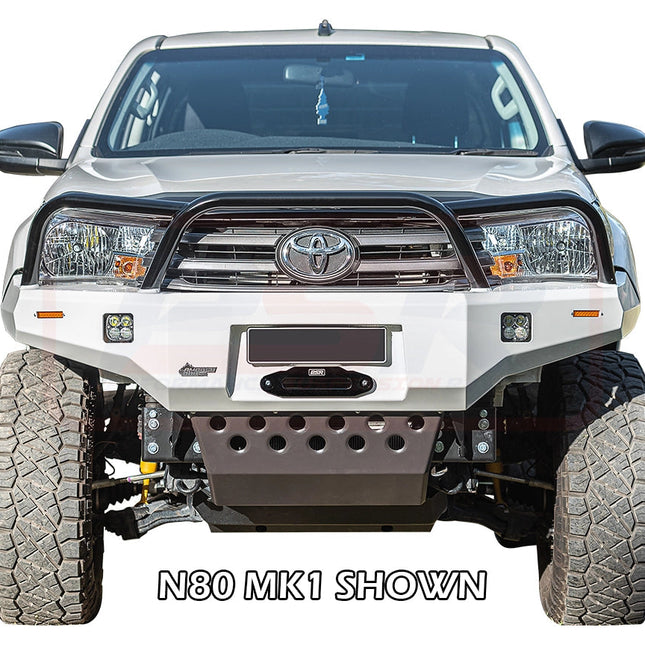 PSR Ambush Triple Hoop Bull Bar - Hilux N80 (2016-2020) Satin Black / Satin Black / Splash Guard (+$200)