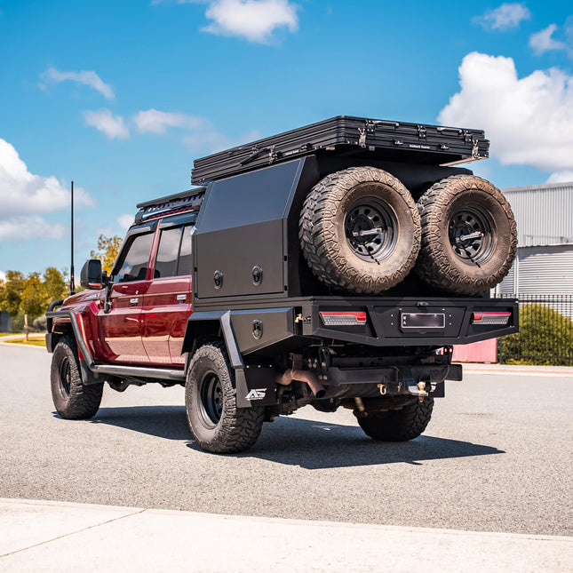 79 Series 1400mm Aluminium Canopy - Matte Black