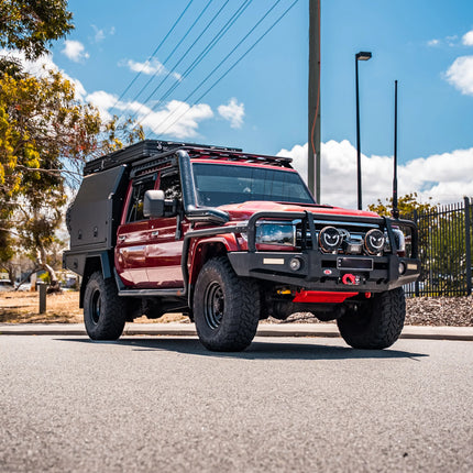79 Series 1400mm Aluminium Canopy - Matte Black