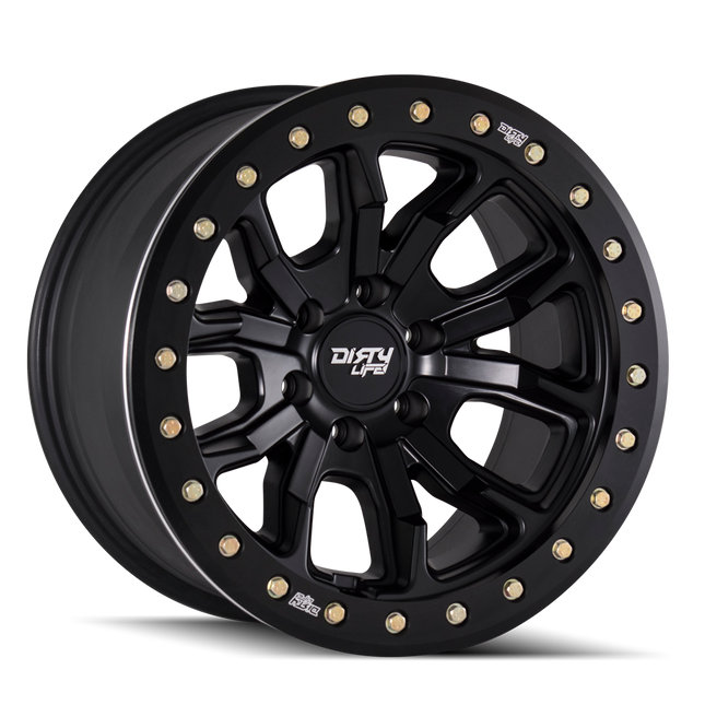 DIRTY LIFE 17x9 12N 5x127 CB71.6 Dual Tek DT1 Matte Black 1542KG