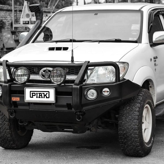 PIAK Premium Loop Bar (Black Recovery Points & Bash Plate) for Toyota Hilux (3/2005 to 8/2011)