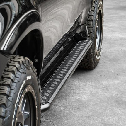 PIAK Side Step (Can use for rails, Black) for Mitsubishi Pajero Sport (10/2016 on)