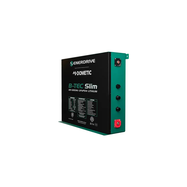 B-TEC 300AMP / 12V LIFEPO4 BT SLIM METAL CASE BATTERY