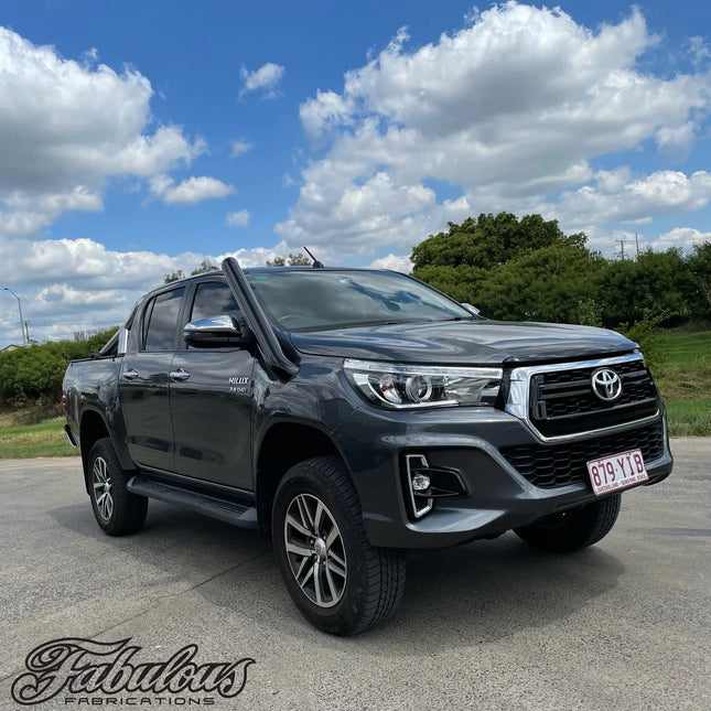 Toyota Hilux N80 Stainless Snorkel (Short or Mid Entry) NON SEAMLESS (DayOne Endcap) / Mid Entry / Colour Code NON SEAMLESS (DayOne Endcap) / Mid Entry / Colour Code