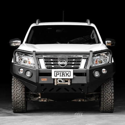 PIAK Premium Loop Bar (Black Recovery Points & Bash Plate) for Nissan Navara D23/NP300 (3/2015 to 12/2020)