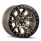 DIRTY LIFE 17x9 0P 6x114.3 CB66.1 Dual Tek DT1 Satin Gold Black Lip 1542KG