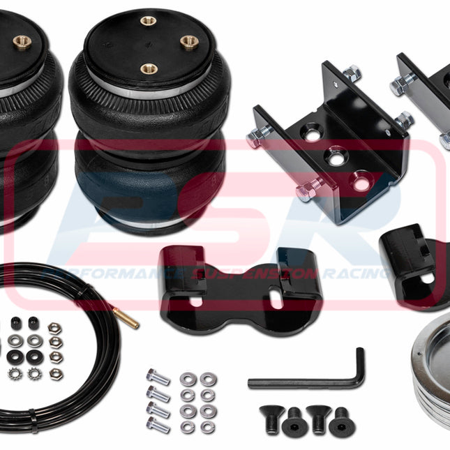 Holden Colorado RG 4WD (Coil Spring Front) "No Drill" (2" Raised) 2012-On Polyair Bellows Airbag Kit