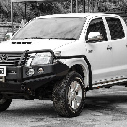 PIAK Premium Loop Bar (Black Recovery Points & Bash Plate) for Toyota Hilux (9/2011 to 6/2015)