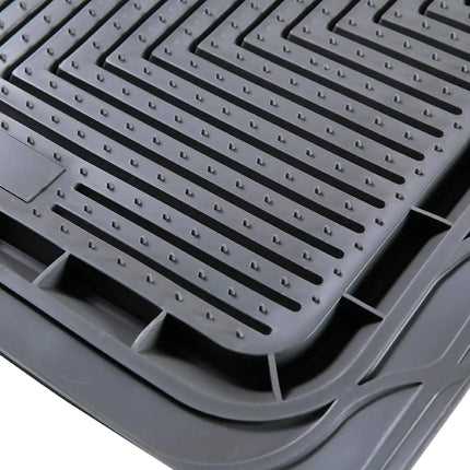 Bushranger Mud Tamer Floor Mats - Charcoal - Rear