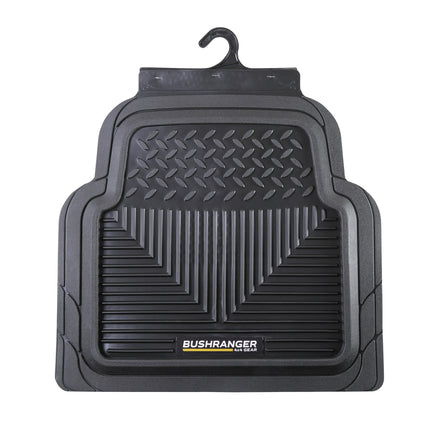 Bushranger Mud Tamer Floor Mats - Charcoal - Rear