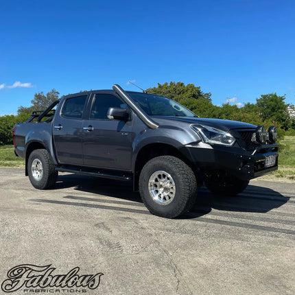 ISUZU DMAX STAINLESS SNORKEL (SHORT & MID ENTRY AVAILABLE) SEAMLESS (Fabulous End Cap) / Mid Entry / Colour Code