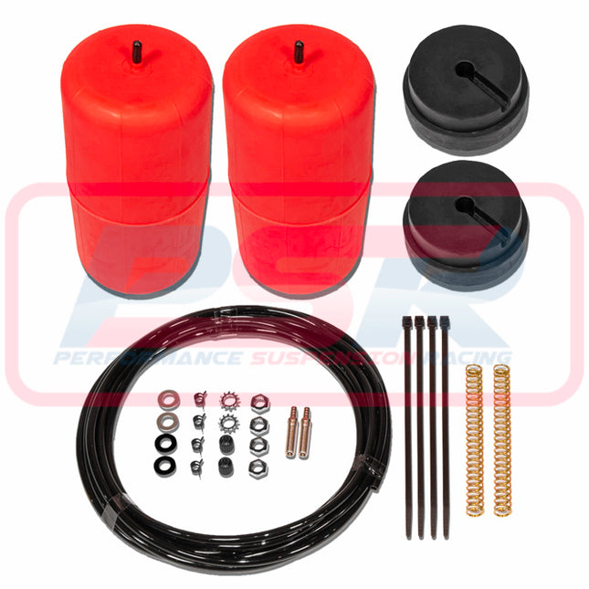 Nissan Patrol GQ - GU (Y60 - Y61) 4WD LWB Cab Chassis (Coil Spring) (Standard Height) 1988-On Polyair Red Bag Airbag Kit
