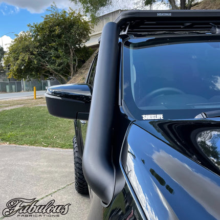 Isuzu DMAX/MUX 2020 Onwards Mid Entry Stainless Snorkel
