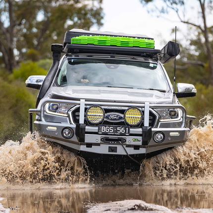 Deluxe Commercial Bull Bar to suit Ford Ranger PXII PXIII/Everest (With parking sensor provisions Without Tech Pack)