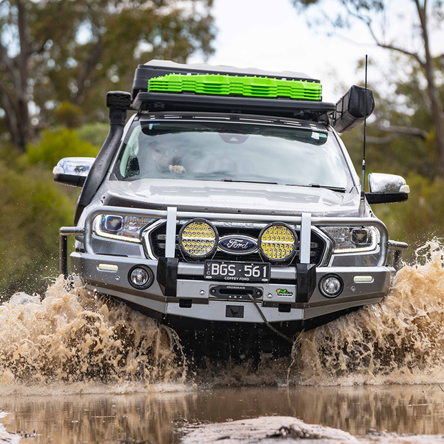 Deluxe Commercial Bull Bar to suit Ford Ranger PXII PXIII/Everest (With parking sensor provisions Without Tech Pack)