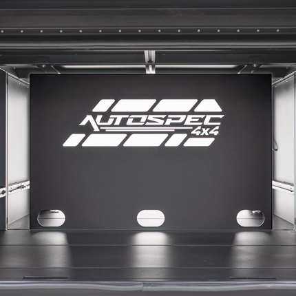 1400mm Canopy Divider to suit with 12 Volt Case  - Matte Black