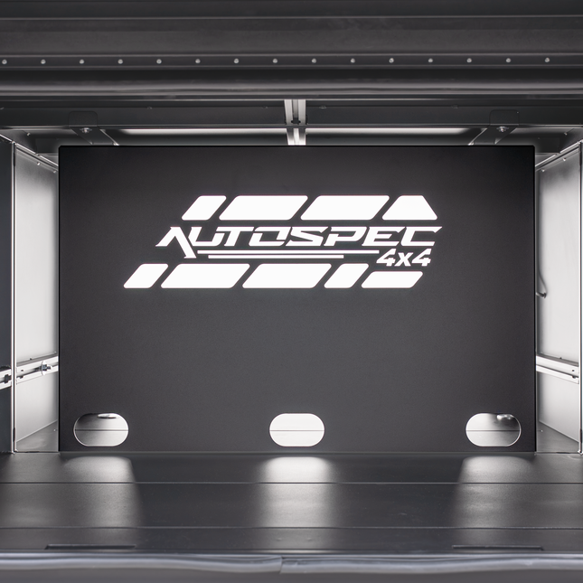 1400mm Canopy Divider - Matte Black