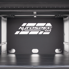 1400mm Canopy Divider - Matte Black