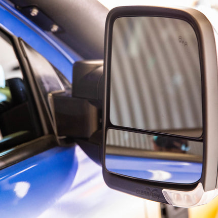 Clearview Towing Mirrors [Next Gen, Pair, Heat, Camera, Power-Fold, BSM, Indicators (Cat 6), Electric, Chrome] - Toyota LandCruiser 200 Series Sep 2015 - 2021, Lexus LX 570 Sep 2015 - 2021