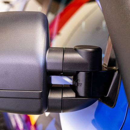 Clearview Towing Mirrors [Next Gen, Pair, Manual, Black] - Nissan Navara D40/550 2004-2015, Nissan Pathfinder 2004-2013