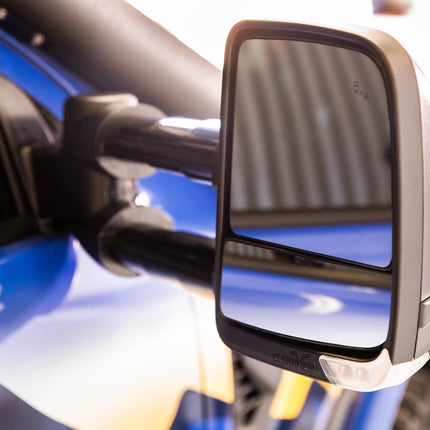Clearview Towing Mirrors [Next Gen, Pair, Heat, Camera, Power-Fold, BSM, Indicators - Cat 6, Electric, Chrome] - Mitsubishi Triton 2015 on, Mitsubishi Pajero Sport